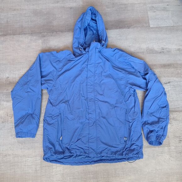 LL Bean Mens Fleece Lined Pre Owned Jacket Waterproof Navy...